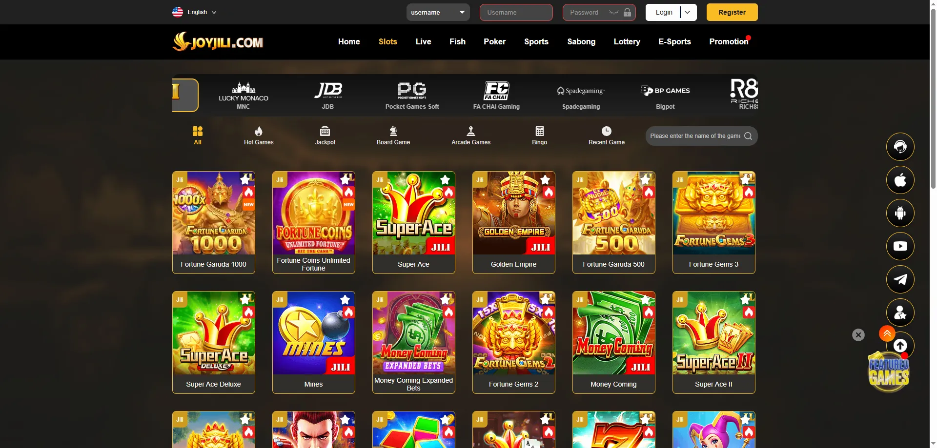 Joyjili casino slot games — hundreds of titles with high RTP